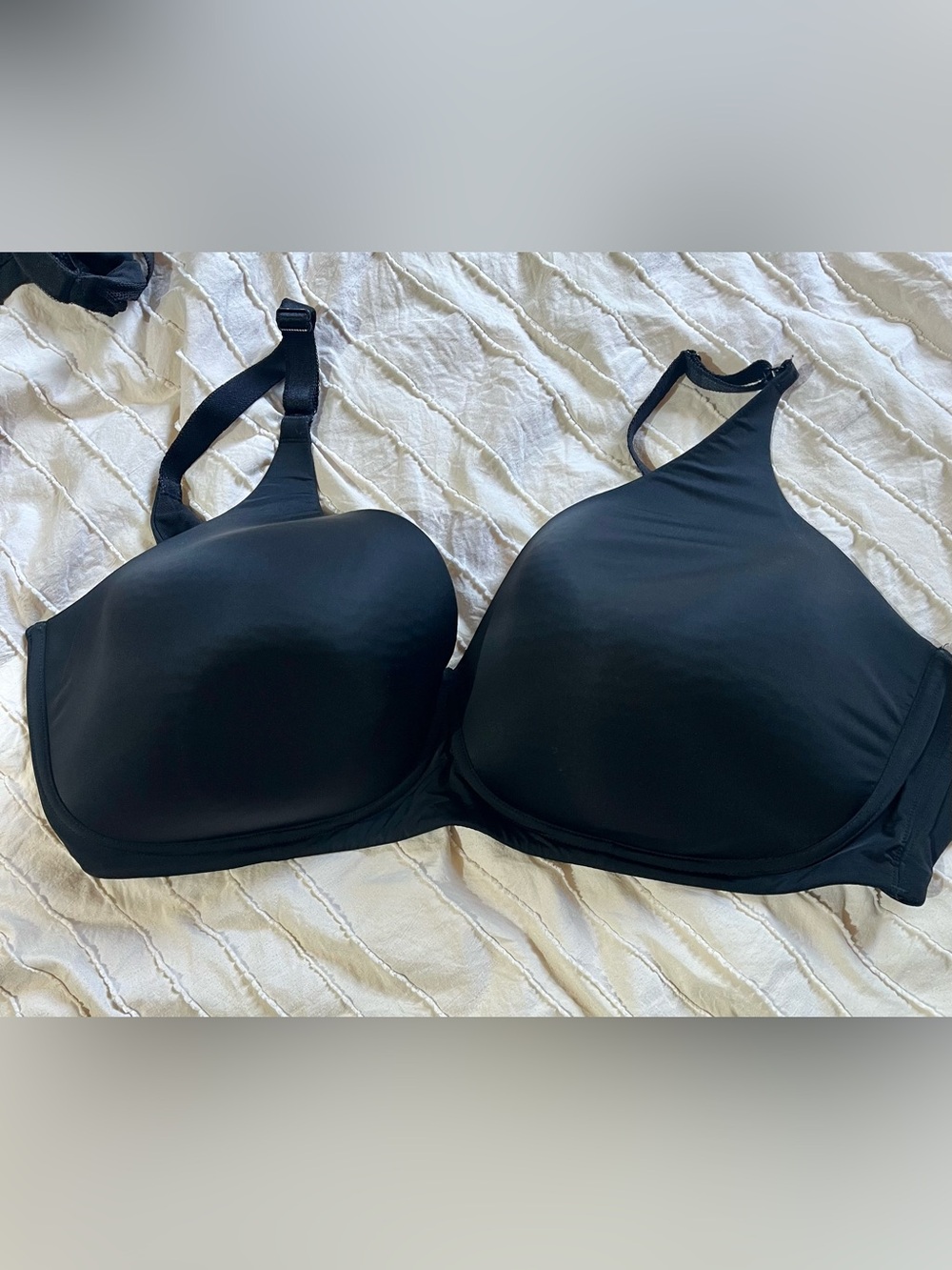 Smooth Black T-Shirt Bra with Molded Cups - Women Intimates